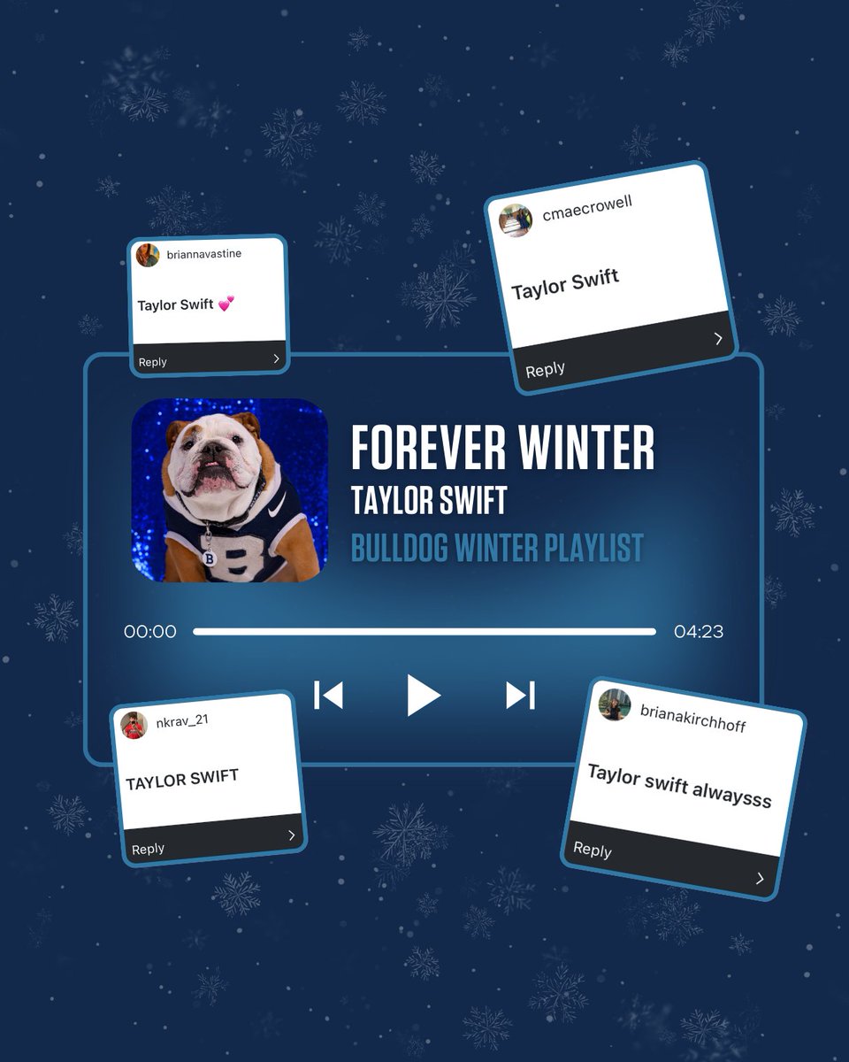 butleru's tweet image. The songs keeping us cozy this winter. What else are you listening to? ❄️
