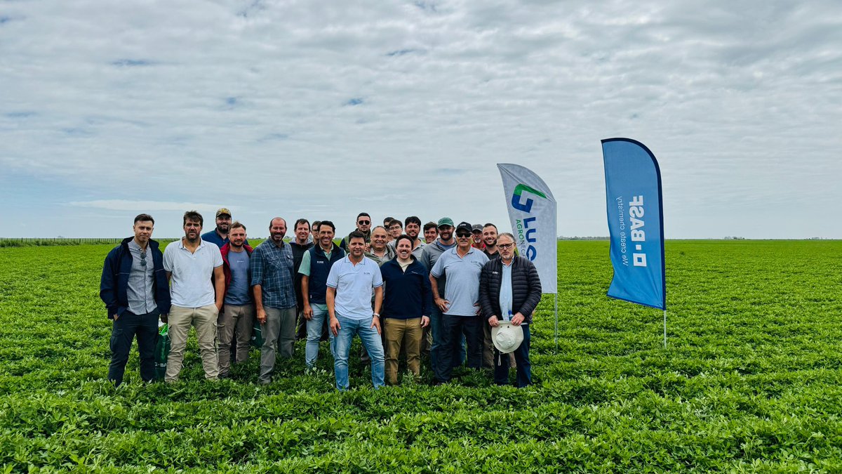 Hermosa Capacitación en fungicidas en el cultivo de Maní.  Luga Agronegocios y <a href="/BASF_Agro_ARG/">BASF Agro Argentina</a> . Monte Maíz  Cba