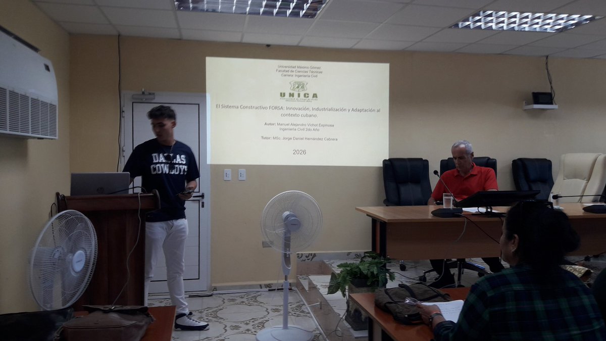 <a href="/Conavil_ECM/">CONAVIL - Empresa de Construcción y Montaje</a> Ponencias de los estudiantes de la UNICA , Facultad de Ing.Civil, evento técnico por el día del ingeniero cubano. #HacemosFuturo