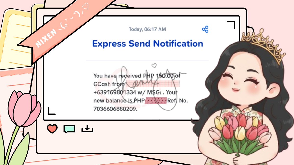 nixxnwinx_'s tweet photo. ⋆𖦹 #WinXyne ⋆ˎˊ˗
Oh to wake up with an appreciation post and message from mowm🥹
Thank you so much for choosing me as an active member and appreciating me mowm @theelixyne 💗
Sorry for the late vouch, super busy po sa work kanina but nabili ko po ang lunch 🥹💗 https://t.co/2kSaWyzDZV