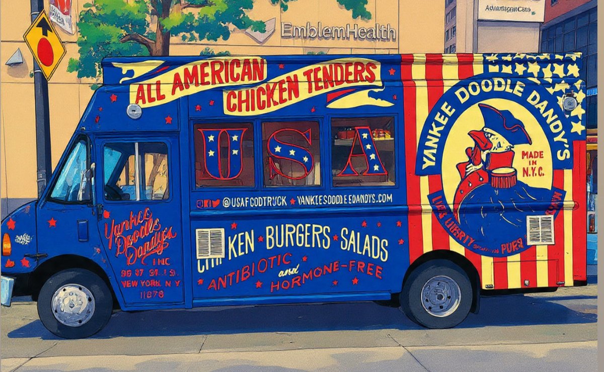 🇺🇸January 9, 2026🗽 
🚚Molly 52nd st b/w 6th &amp; 7th Ave

order.snackpass.co/yankeedoodleda… use this link to order ahead and by the time you get to the truck your food will be ready!