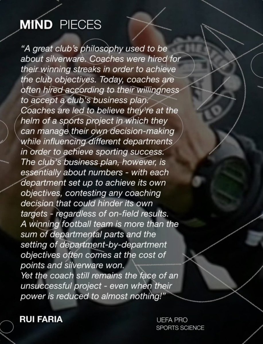 FrankEra_'s tweet image. 🚨📸 | Former Manchester United Assistant Manager under Jose Mourinho, Rui Faria, with a subtle message to Manchester United on Instagram. 🧐🇵🇹