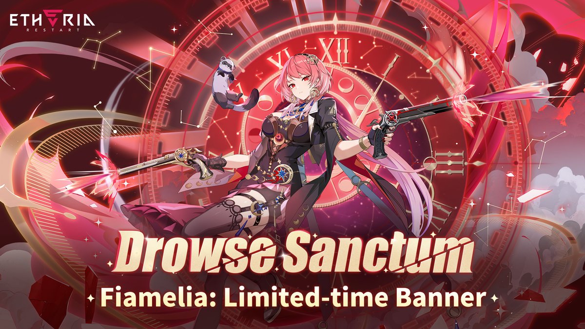 etheria_restart's tweet image. New Banner [Drowse Sanctum - Fiamelia]

Dear Hyperlinkers,

During the event, summoning an SSR Animus in banner [Drowse Sanctum] guarantees the limited SSR Animus [Fiamelia].
[Drowse Sanctum] is an [Extre-Affinity Summon]. In [Extre-Affinity Summon] pools, a limited SSR Animus is…