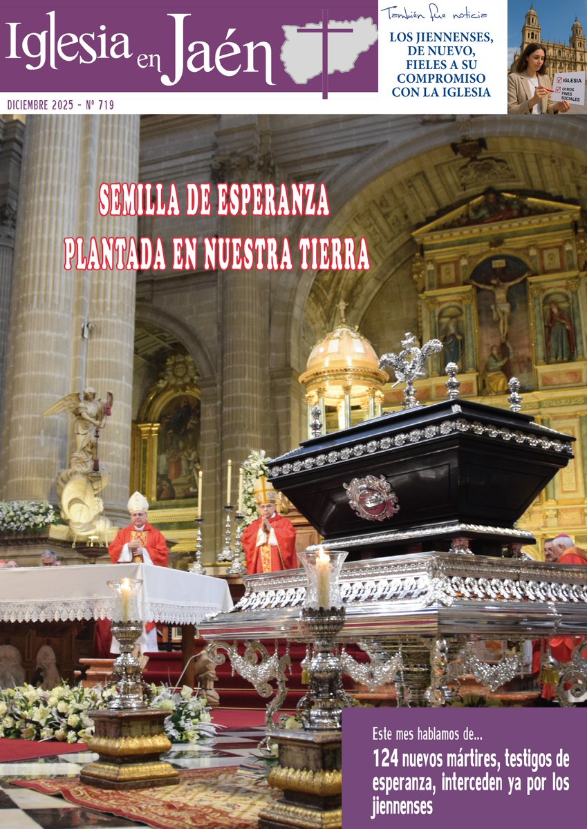 Iglesia en Jaén 719. Semilla de esperanza plantada en nuestra tierra

➡️diocesisdejaen.es/iglesia-en-jae…