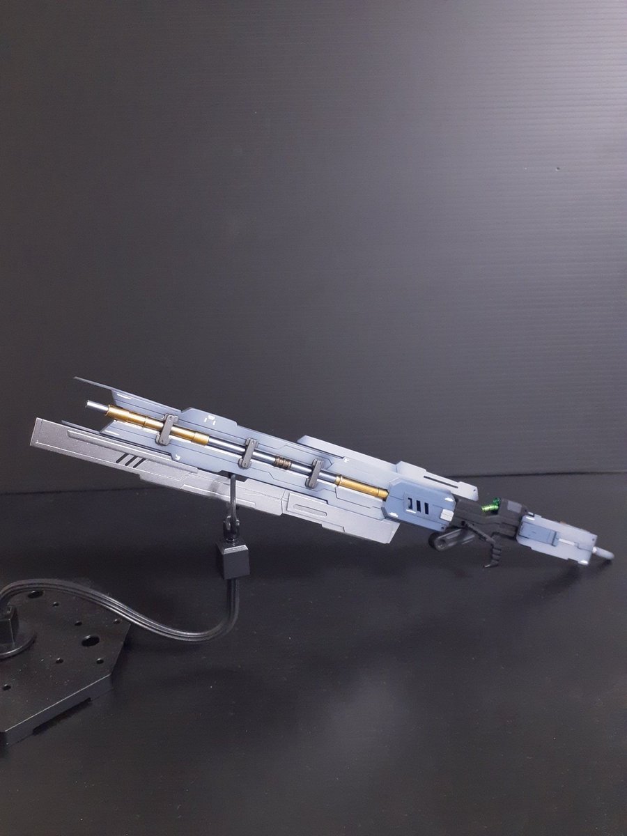 #マラサイの日
便乗します～✴️
フェダーインライフルとブレードライフルをプラ板で作成しました😃