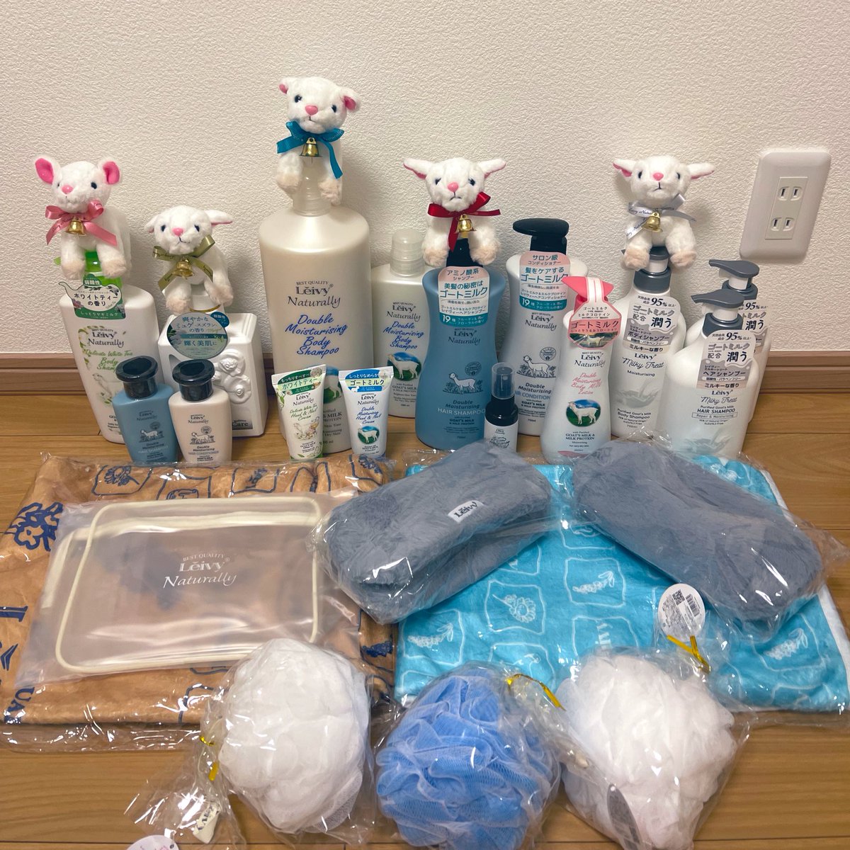 レイヴィーの福袋届いた！！！！
やぎのレイちゃん全員集合、みんな顔ちがって愛しすぎる