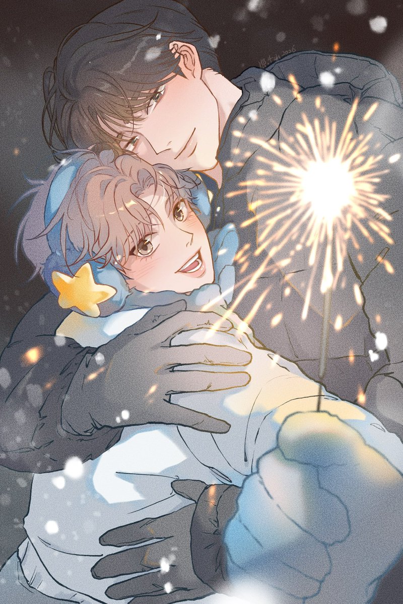 2026, I'm counting on you! Make it an absolutely fabulous year for my two cuties! More hand-holds, more understanding glances, more winning together — PLZ! 🥺✨ They better be happy together, or I'll riot! 
#알파트라우마 
#AlphaTrauma 
#fanart