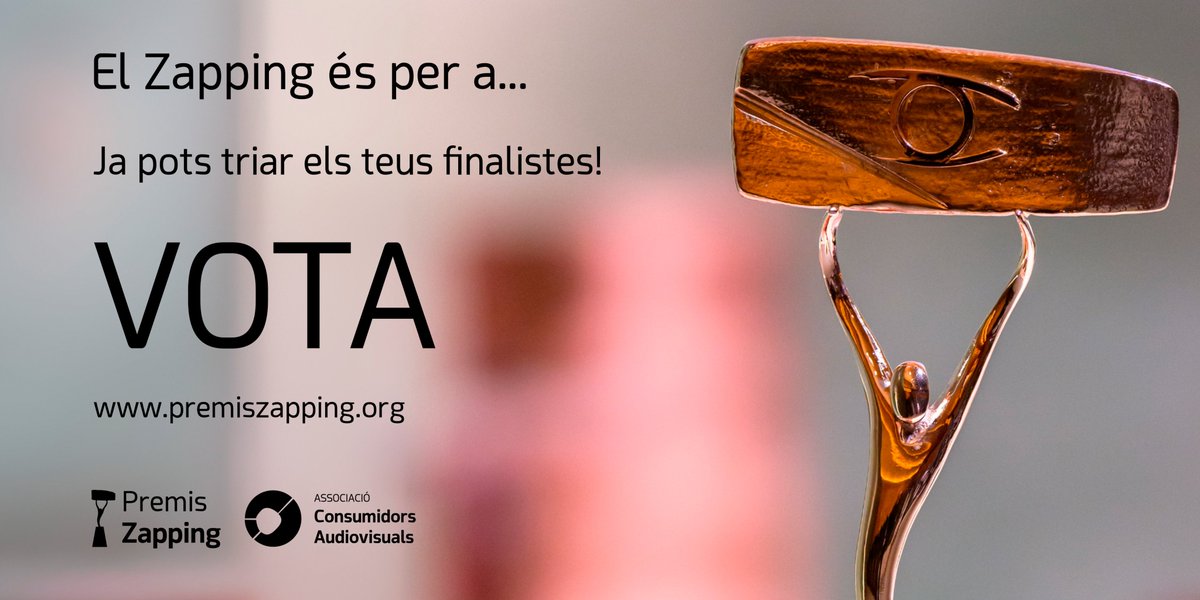 Consumidors Audiovisuals – Premis Zapping tweet media
