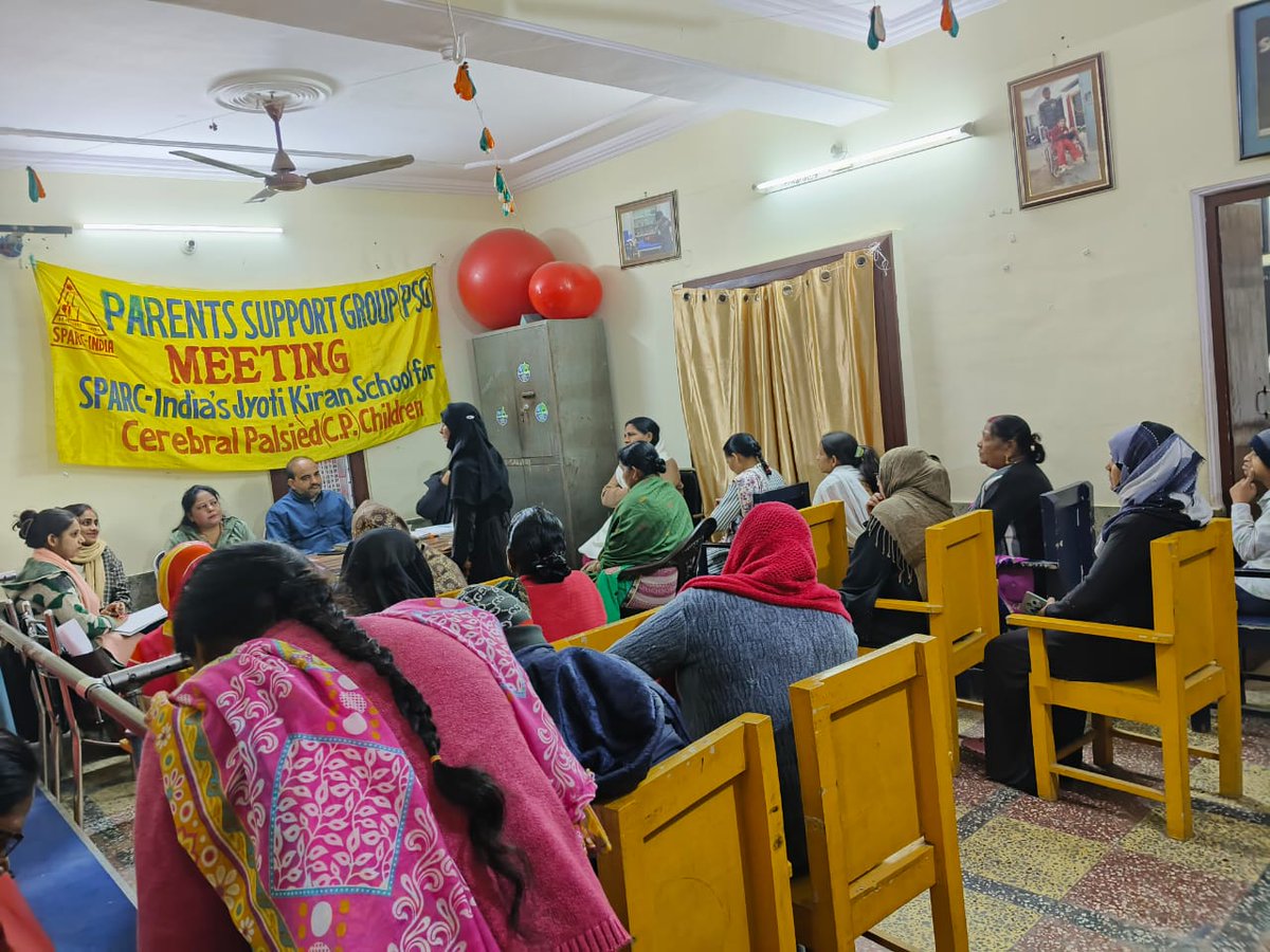 SPARCINDIA's tweet image. On 13th December 2025, SPARC-India’s Jyoti Kiran School, in collaboration with the SBI Foundation, organized a Parent Support Group (PSG) Meeting attended by 24 parents and staff members. #childrenwithdisabilities #jyotikiranschool #Parentsupportgroup