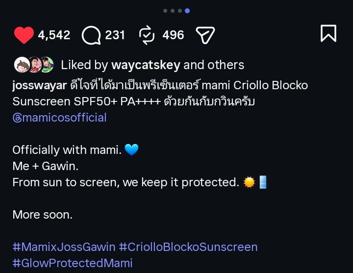 minimw69's tweet image. 🐻: me + gawin.
🐧: joining this journey with joss.

DONT TOUCH ME LEMME CRY RIGHT NOW  THEY ARE A SET DO NOT SEPARATE😭😭😭

#MamixJossGawin
#JossGawin #จอสกวิน 
#JossWayar #GawinCaskey