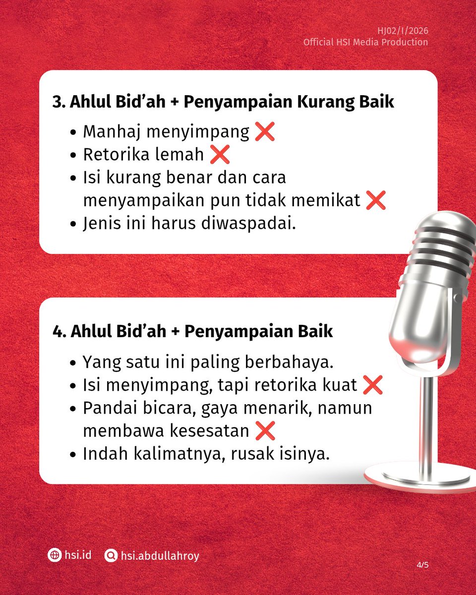 Yuk, sebarkan agar tidak banyak lagi khatib yang jatuh ke jenis khatib yang ketiga dan keempat!

📎 Jangan lupa untuk follow, like, share, dan comment di Media HSI AbdullahRoy