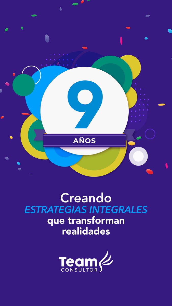 9 años y todo enero para celebrarlos 🎉

Orgullo de crear empresa, hacer país 🇨🇴 y construir estrategias con cuidado, detalle y compromiso 🤝.

Nada sería posible sin el equipo 👥, los aliados y los clientes que confían.

Seguimos creyendo.

#SeguimosHaciendoTeam 💜