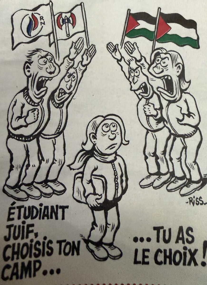 Enthoven_R's tweet image. Extraordinaire et terrifiant numéro de @Charlie_Hebdo_ sur l’antisémitisme. 
De gauche ou d’extrême-droite, la haine des juifs s’est rarement si bien portée… 
Avec notamment les entretiens de @rabbidelphineH et Richard Malka❤️👇🏿