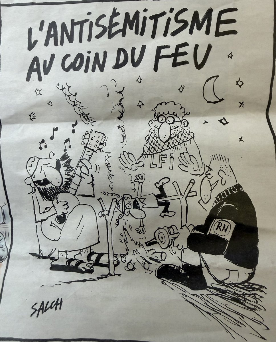 Enthoven_R's tweet image. Extraordinaire et terrifiant numéro de @Charlie_Hebdo_ sur l’antisémitisme. 
De gauche ou d’extrême-droite, la haine des juifs s’est rarement si bien portée… 
Avec notamment les entretiens de @rabbidelphineH et Richard Malka❤️👇🏿