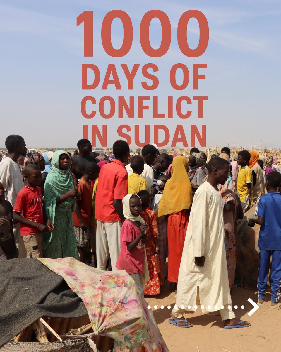 DRC_ngo's tweet photo. Sudan faces one of the world’s worst humanitarian crises after nearly three years of war. Families endure repeated displacement, violence, and collapsed services. We call for an end to the violence + protection of civilians: https://t.co/U90slE3azM https://t.co/rwQP0C4j7K