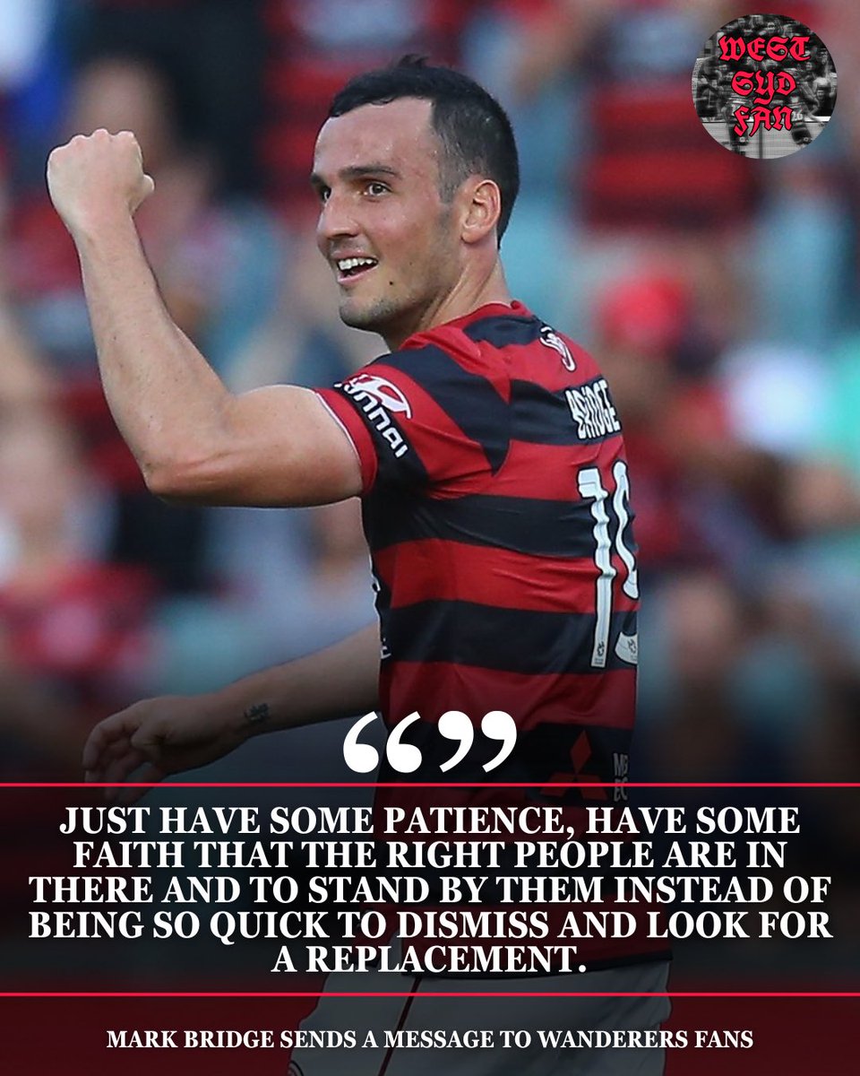 Wanderers legend Mark Bridge sends a message to the fans amid a five-match winless run. 🗣️