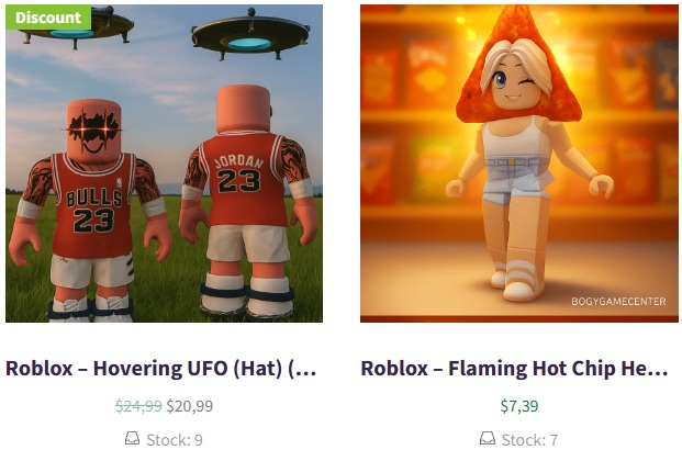 BGCWebstore's tweet photo. ๐ฅ Exciting Roblox Item Deals at BOGYGAMECENTER! ๐ฅ
๐ฎ Don't miss this exclusive collection only at https://t.co/FfIMQzvX7g
#Roblox #RobloxItems #BOGYGAMECENTER #RobloxSale #RobloxAvatar #GamingDeals #HotItems https://t.co/u9Fe7BYI8B