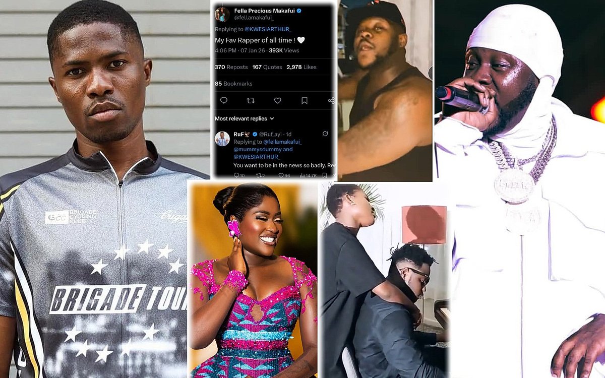 Fella Makafui DUMPS Medikal For Kwesi Arthur 😱 Medikal Vex &amp; Fires Warning || Full Gist👇👇👇
youtu.be/HTfiw6FM57o

#StonebwoyAtAFCONFanZone  • Blacko • Black Sherif • Kwesi Arthur • Ghana Police Service