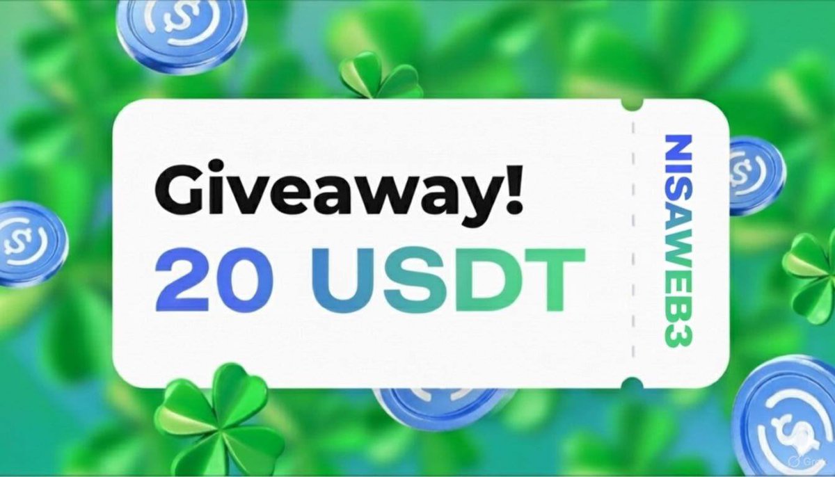 — 𝗚𝗶𝘃𝗲𝗮𝘄𝗮𝘆 🔮✨

 ▪️ We are 𝗴𝗶𝘃𝗶𝗻𝗴 𝗮𝘄𝗮𝘆 $20 in $USDT to 1 winner!

1️⃣ RT &amp; Like
2️⃣ Join Community: x.com/i/communities/…

Ends in 24 Hours ⏱️