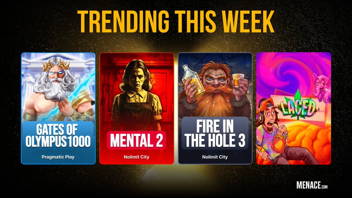 menacedotcom's tweet image. Top 4 games of the week on MENACE.

These are the ones eating most of the volume again - see if your comfort pick made the list.

Drop your own comfort slot in the replies.