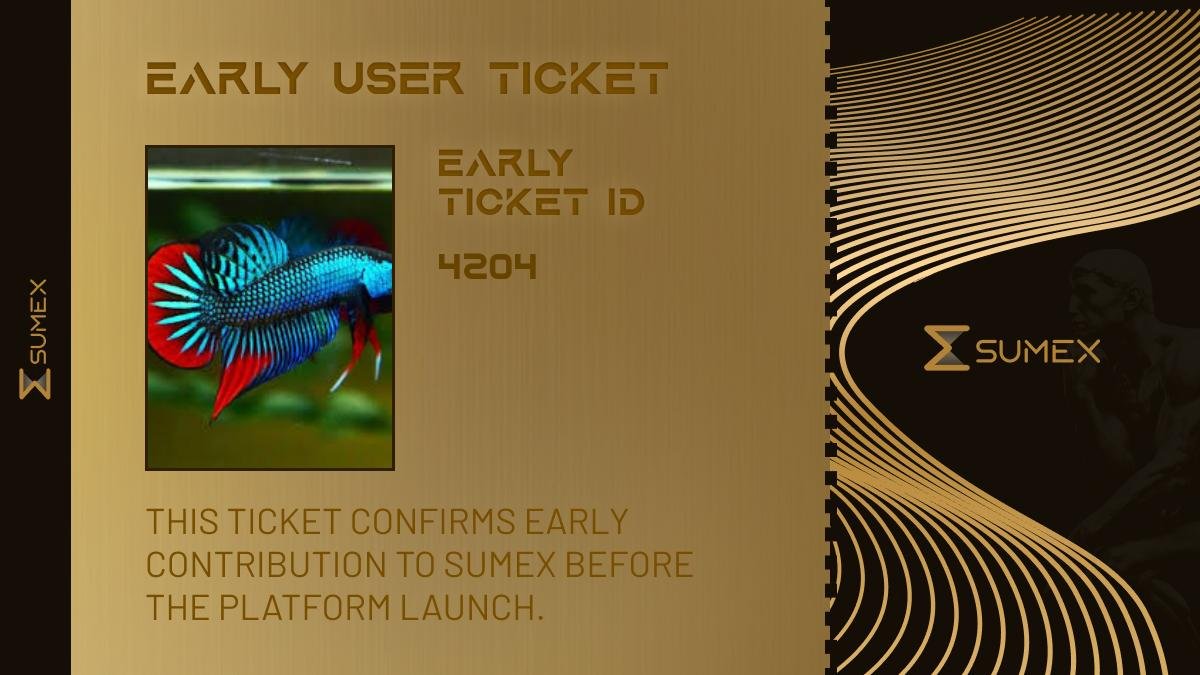 I want to become one of the EARLY BIRDS in <a href="/Sumex_Labs/">SUMEX | Web3 SuperApp</a>!

Only 5,000 roles - and they’re getting claimed fast.

Their first OG-PASS wave was claimed in just one day, I’m not missing this one.

TGE SOOOOOON!

btw - check out my excellent ticket