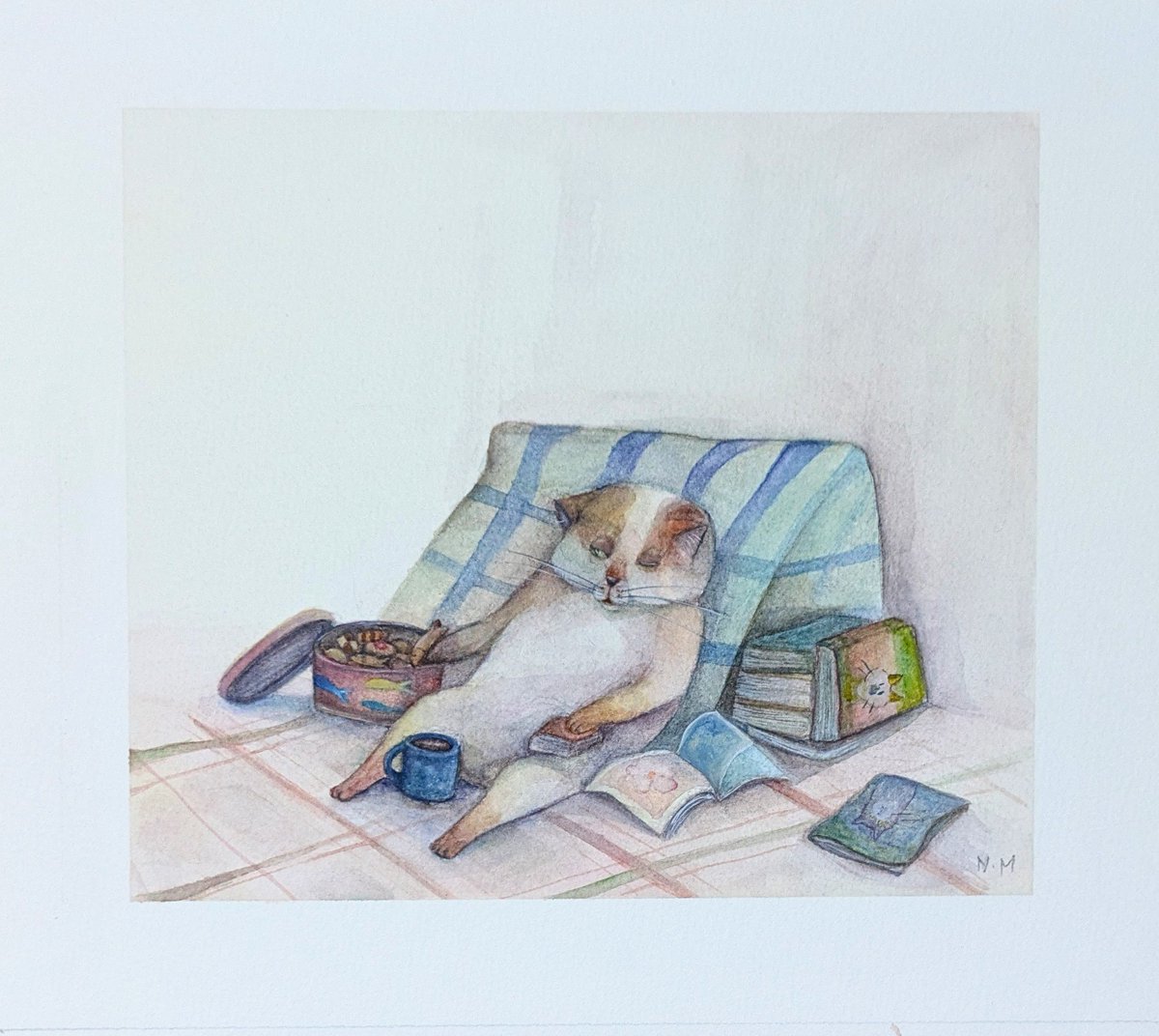 hamanyan69's tweet image. 気だるい猫