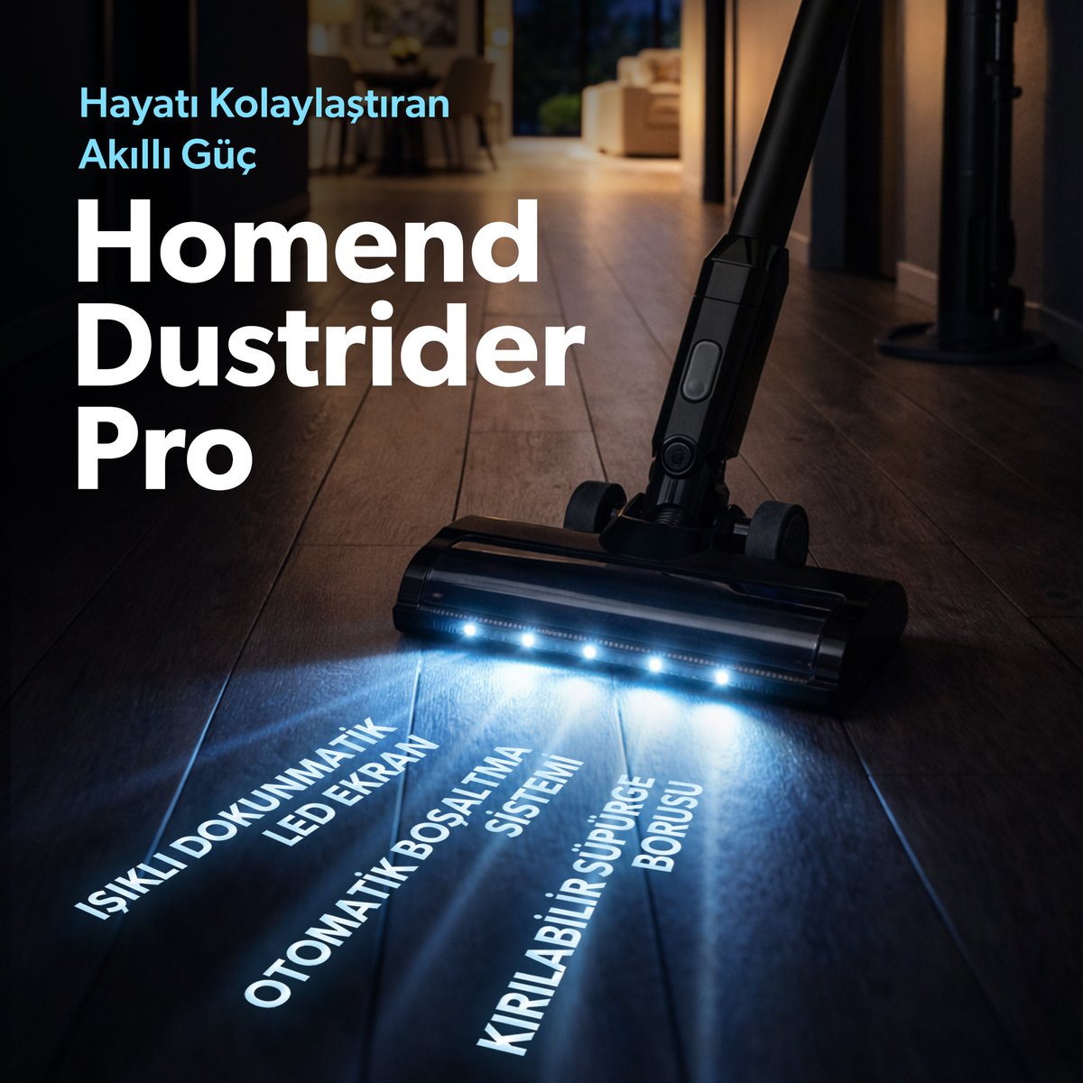 HomendTurkiye's tweet image. Temizlik yapmak hiç bu kadar kolay olmamıştı. 
Homend Dustrider Pro ile tanışmanın tam zamanı! 

#Homend
#DustRiderPro
#Süpürge