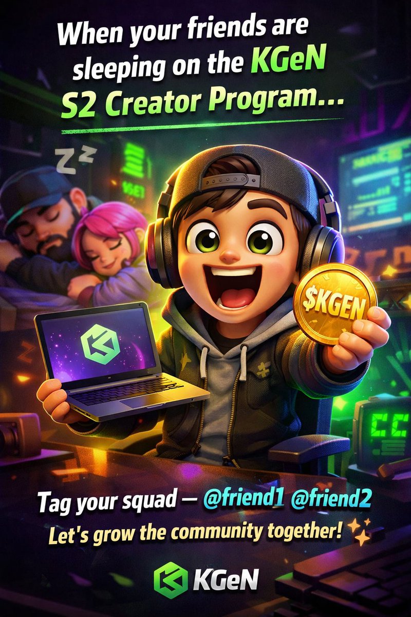 Emmi_OB's tweet photo. Yo @JonahcDavid @Qg_loc02 @trydeyjiggy 
This is too good to miss 
 KGeN S2 Creator Program is live!
 Let’s make some epic memes and grow the community together 😎✨
 #KGeN #CreatorVibes" https://t.co/fuFO10FCbp