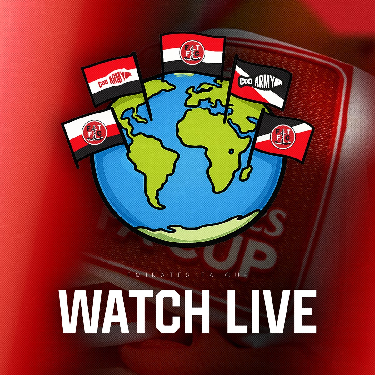 ftfc's tweet image. International Cods. 🌍

Where are you tuning to tonight's Round Three tie, Cods? 🤔