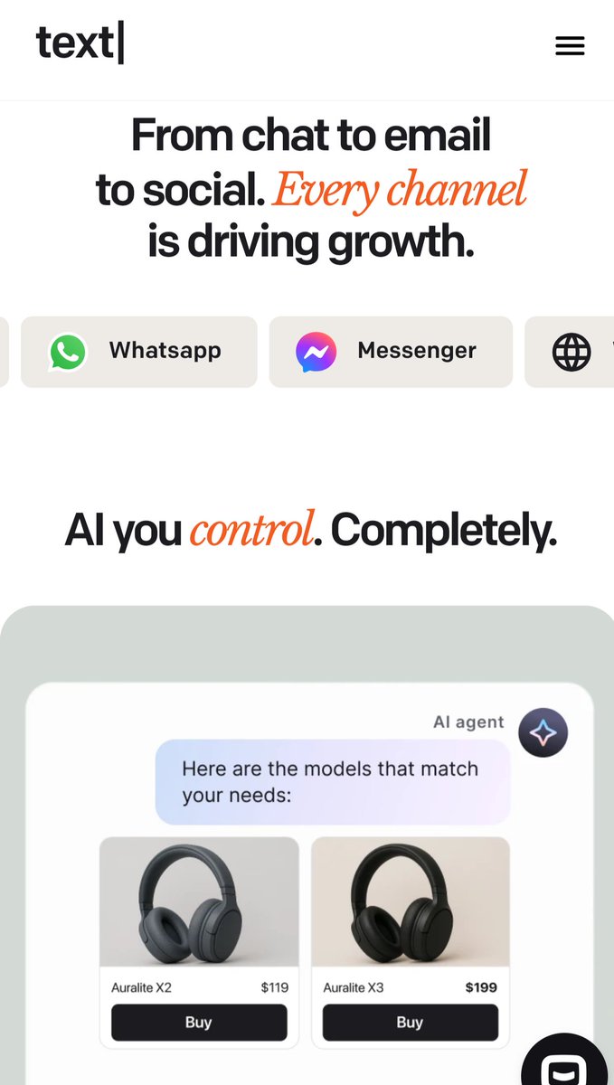 jakubhajost's tweet photo. I like the new iteration of #TextSA website with a lot of focus on controlling your AI agents, increased sales and compliance certification.

Have a look at https://t.co/mlDEAMajFN

$TXT.WA https://t.co/aKoVYJsMZT
