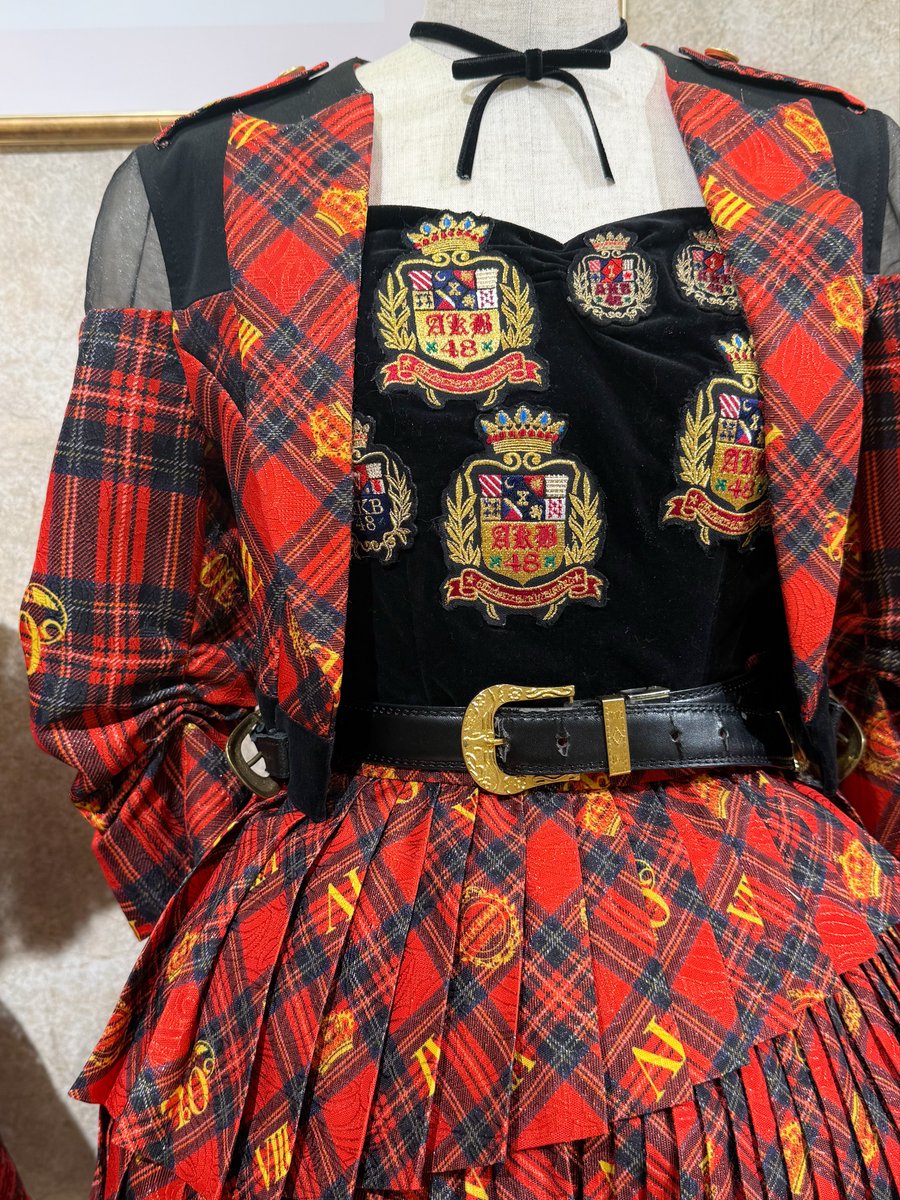 赤チェック衣装の装飾編 #AKB48大衣装展