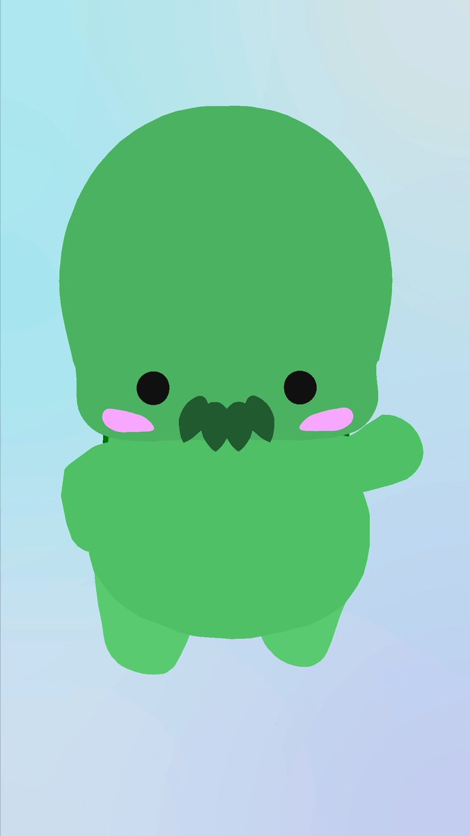 紙粘土？で、ヒゲおじ人形できた！