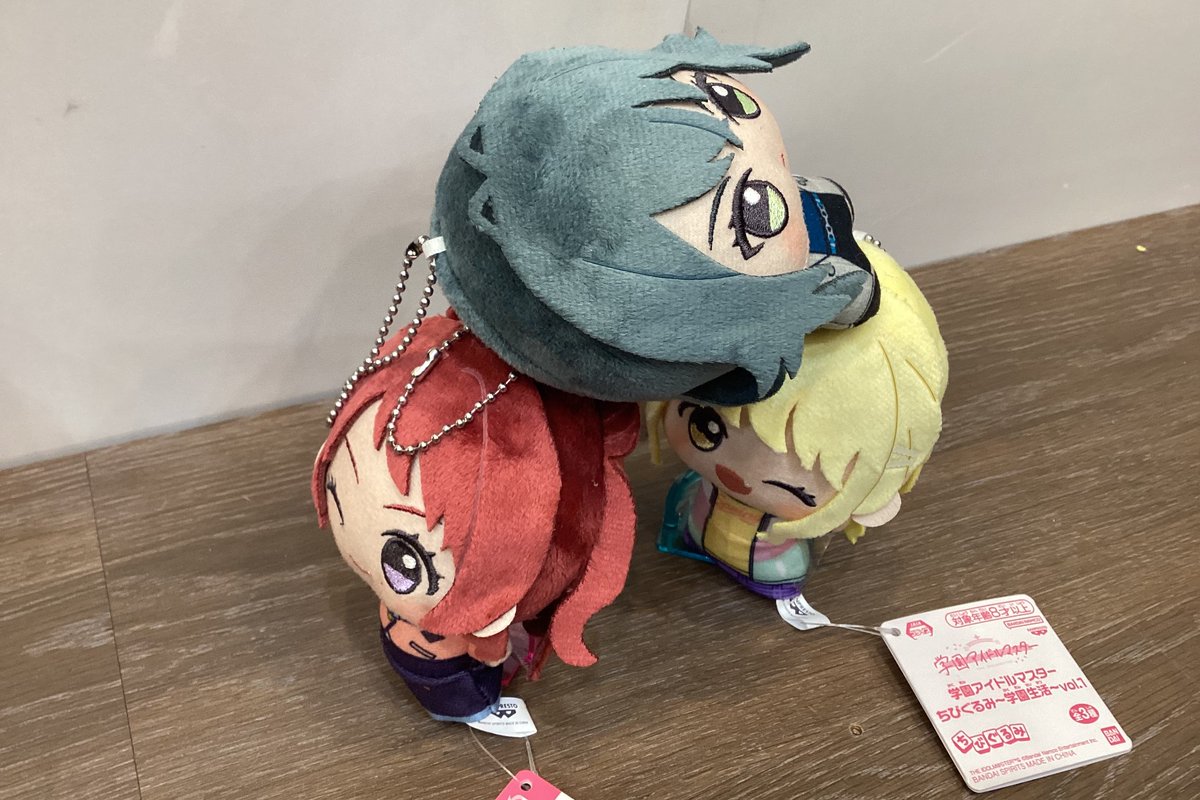 学園アイドルマスターちびぐるみ私服Ver. 咲季・ことね・手毬が入荷