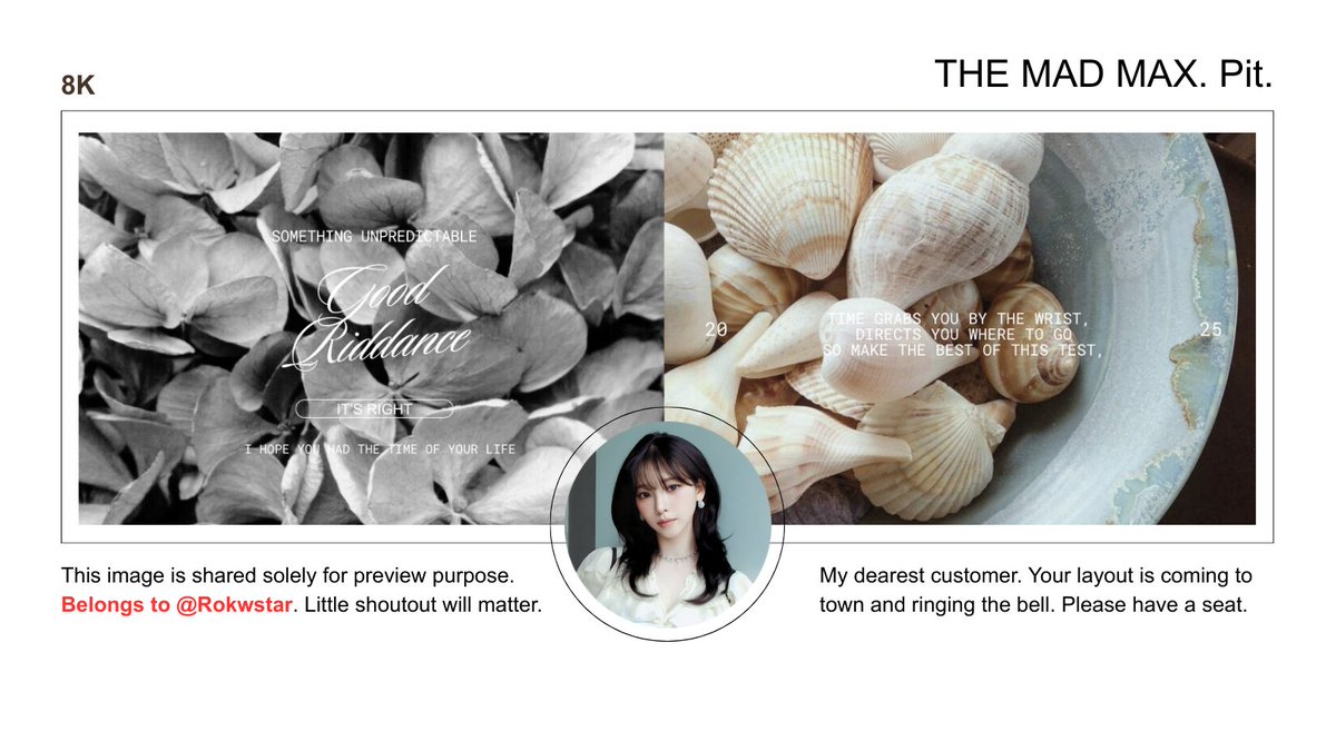 Rokwstar's tweet image. Help repost!

Selamat malam, saya membawa beberapa layout RS : Martin Cortis, Seunghyeon Cortis, Karina Aespa, Wonyoung IVE, Carmen H2H, dan Go Yoonjung. Silahkan ketuk DM saya untuk menjemput mereka.

Y. #zonauang #zonajajan #zonabu