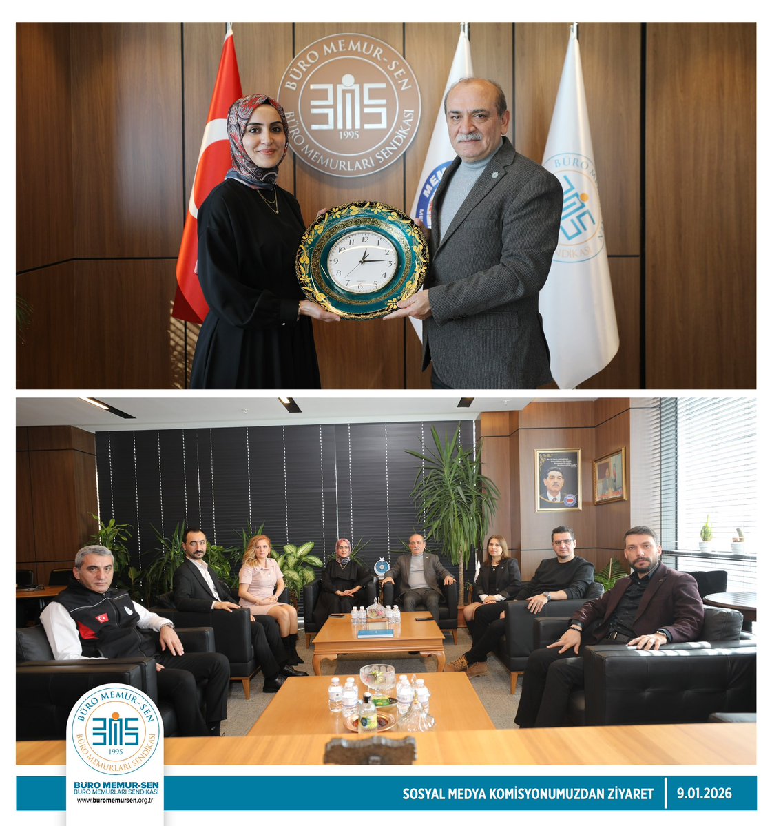 Sosyal Medya Komisyonu üyelerimizi genel merkezimizde misafir ettik.

Genel Başkan Vekilimiz Kaan Çetinbaş ve Genel Başkan Yardımcımız Cemal Üstün'ün de yer aldığı görüşmede, dijital dünyanın hızla dönüşen yapısı ve sosyal medyanın sendikal mücadeledeki kritik rolü üzerine