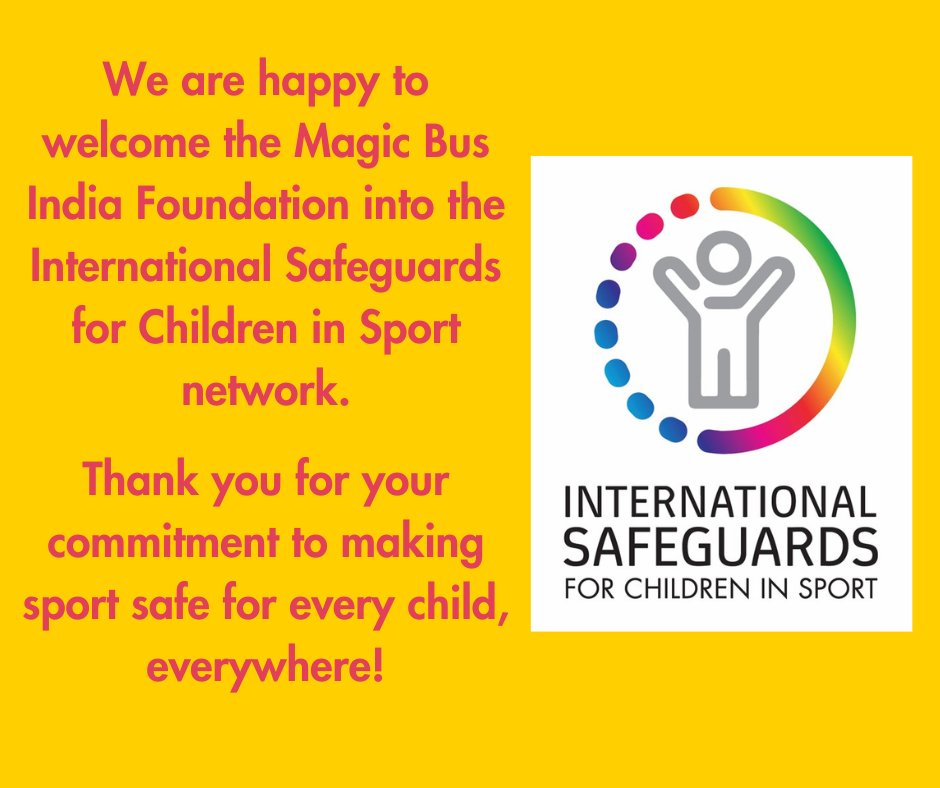 SafeinSports's tweet photo. Welcome to #TeamSafeSport Magic Bus India Foundation! https://t.co/gelRRBDT2t