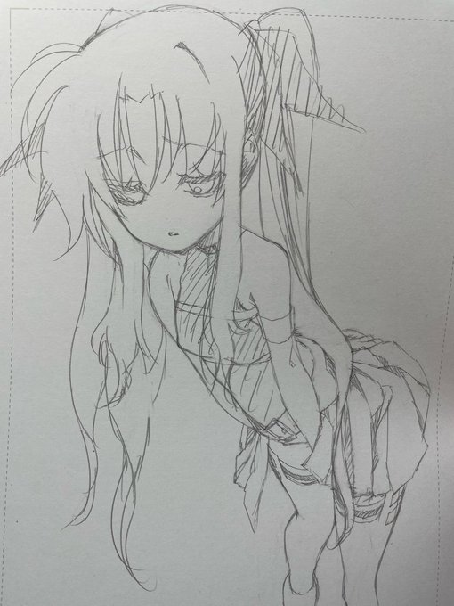 仕事の合間の落書きシリーズ。StSや劇場版の後が追えてなかったけど、新シリーズ見て再燃したフェイトさん。 