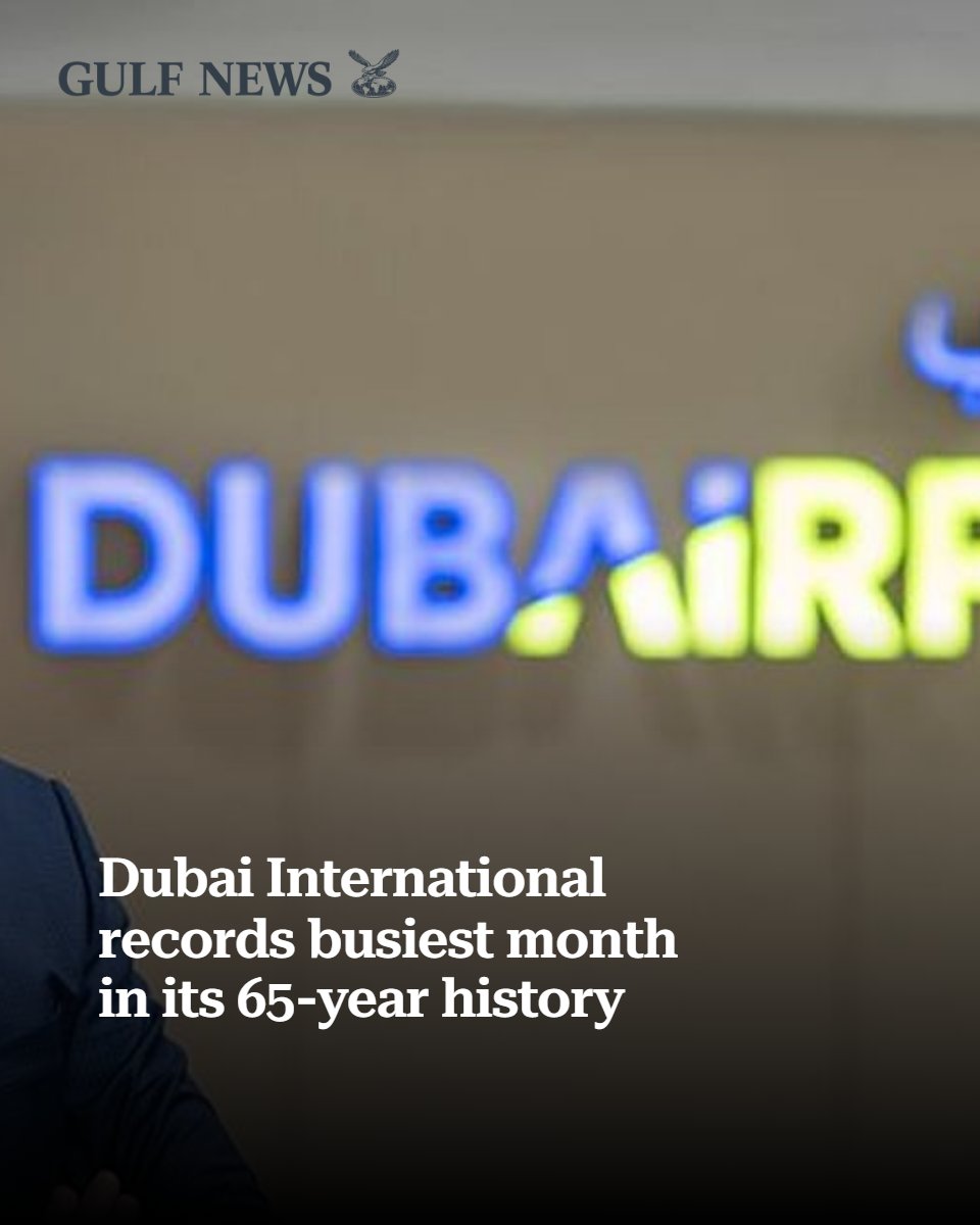 gulf_news's tweet image. 📈 Dubai International Airport shatters records! 🚀 8.8 million passengers in December marks its busiest month ever! #DubaiAirports #RecordBreaking