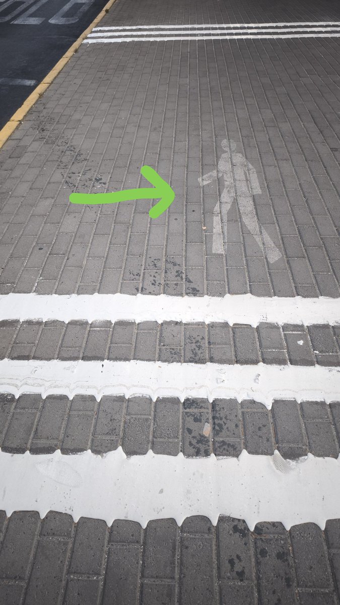 si les sobraba pintura podrían haber repasado lo importante para ver si mejora ALGO la convivencia vial en Av. Santa María 🙄 <a href="/Muni_provi/">Muniprovi</a>