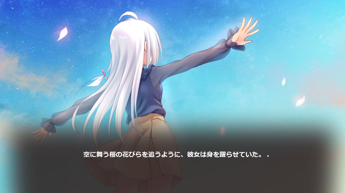 ReTERIALsatsuki's tweet photo. ◤冷たい冬を越えて――春よ來い◢
──────────────────
本当の夢を見つけるADV
『夢見た少女���ニルヴァーナ Re:Route🔞』

新ヒロインルート【Episode.來春】の試作版が、遂に完成しました。

これは“呑在鬼”の影で続いてきた、もう一つの復讐劇――

#スーパーゲ制デー https://t.co/mjANlRHXU7