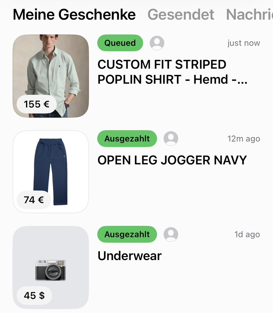 Es ist Tax Friday 🤑🤑
Guckt euch an, wie er brav shoppen war auf meine Throne Account 😈💸
Ich weiß doch, dass sie mir was kaufen wollt. Neuer Artikel sind online Check aus 🔥🦶🏻

throne.com/mastercashger