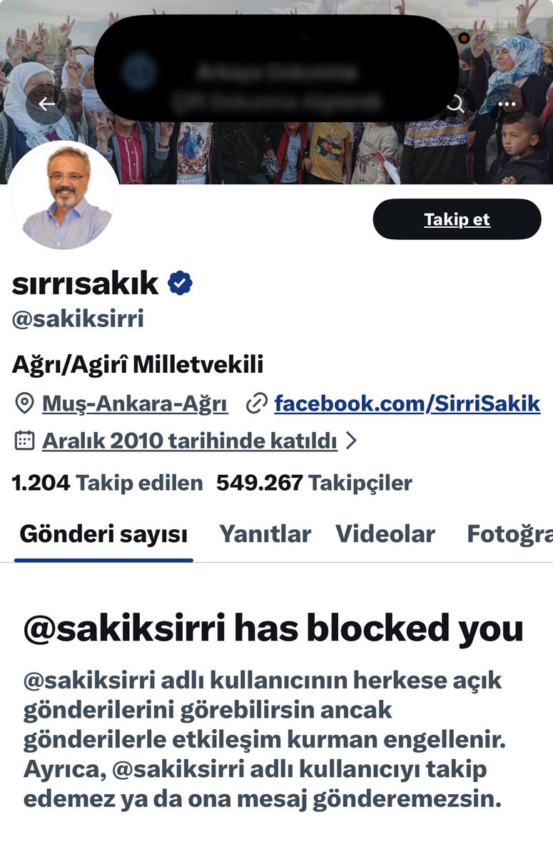 utanmaz yalancı gerçekleri sevmiyor. Bloklamış yüzüne ne olduğunu söyledim diye. Sivil diye savundukları, Halep’in mahallelerine çöken ve sivilleri esaret altında tutan pkk piçleri. Yüzün kızarsın azıcık, yalan konuşmak bu kadar kolay olmamalı utanmaz  iftiracı.