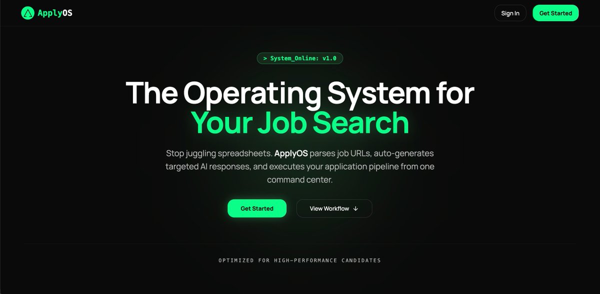 najibaioladosu's tweet photo. Your weekend is for resting, not copying &amp; pasting into application portals.

ApplyOS automates the manual slog so you can clear your backlog today.

Execute your applications now. Enjoy your Saturday.

Initialize: https://t.co/5Pws9Ciavu

#ApplyOS #AI #BuildInPublic https://t.co/U3CakOyiko