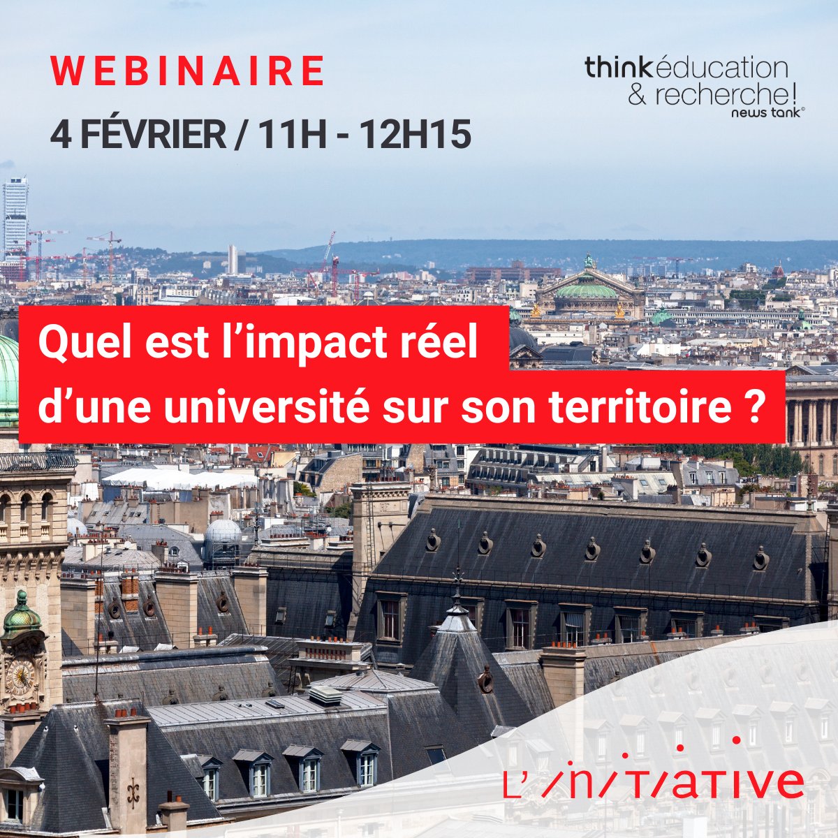 [Webinaire ThinkER2026 | 4 février]

Découvrez les premiers résultats du programme IN SITU sur l’impact des universités sur l’économie et les territoires. En partenariat avec L’initiative.

webinaire.campusmatin.com/think26linitia…

#ThinkER2026 #Université #Territoires