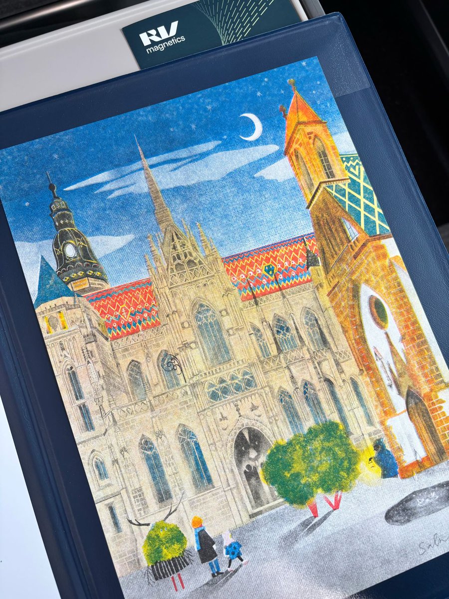✨ This year, we thanked our partners with more than technology. Our gift was an illustration of #Košice, Slovakia, by Japanese artist #SakiMatsumoto 🎨 capturing St. Elisabeth Cathedral.
A symbol of respect, partnership &amp; creativity across the world. Here’s to an inspiring 2026!