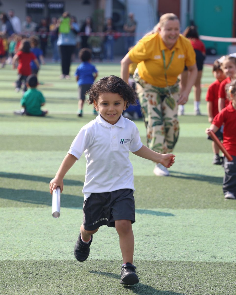 GreenfieldIntS's tweet image. Cuteness overload! Our Pre-K and KG1 students took over the Primary pitch today for Sports Day. A big thank you to our Primary student leaders for their support, and to our PE team for organising a whole week of sporting fun.
#ThrivingTogether #ProudlyTaaleem #SportsDays
@Taaleem