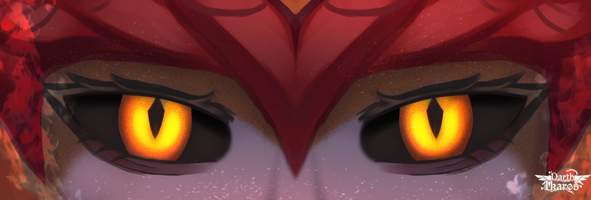 With Shyvana getting reworked this year, I decided to recreate her eye banner :) 

#LeagueOfLegends #ArtofLegends