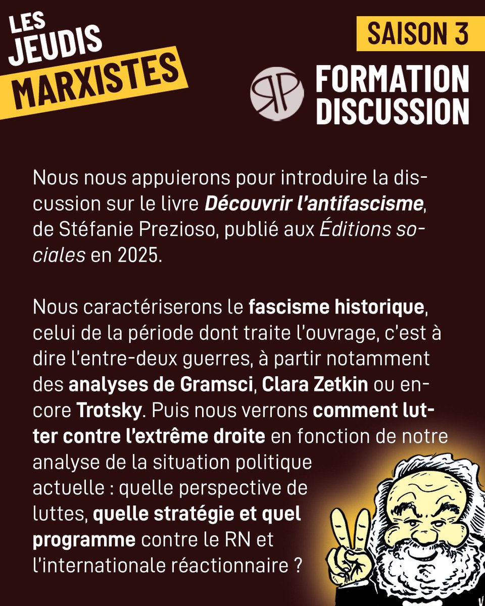 RevPermanente29's tweet image. Nous caractériserons le fascisme historique, celui de la période dont traite l’ouvrage, c’est à dire l’entre-deux guerres, à partir notamment des analyses de #Gramsci, Clara #Zetkin ou encore #Trotsky.

2/3
