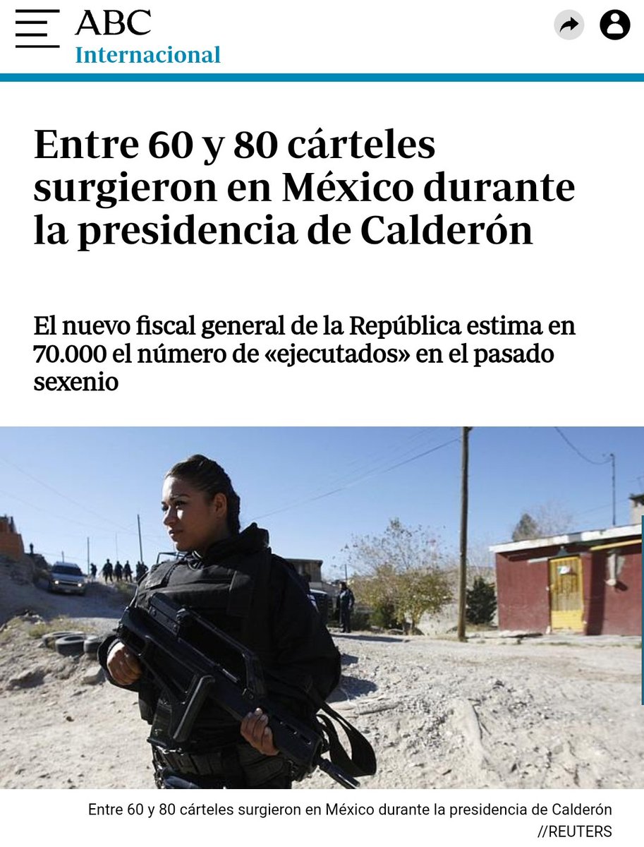 davidleal27's tweet photo. @PingSingWing @pueblopatriota @CarlosVZenteno @NachoValle21 negocio armamentista gringo disfrazado de combate al narcotrafico, es cuando EEUU se emperra y empiezan las campañas mediáticas, e incluso, por primera vez en la historia, las acusaciones directas desde la casa blanca de ser un narcogobierno.
Esto es lo que pasó en el 2007 cuando https://t.co/8Hyt3yAfoZ