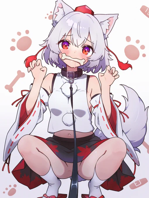 (∪^ω^)わんわんお! #東方Project #犬走椛